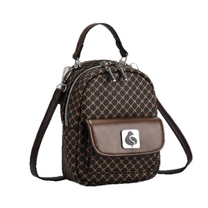 Sac à dos pour femme An Ru Shi, sac à bandoulière matelassé argenté, souple, pour un usage quotidien - Product Image 5