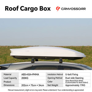 Boîte <span class=keywords><strong>de</strong></span> <span class=keywords><strong>toit</strong></span> pour voiture 700L en ABS, étanche, à double ouverture latérale, design aérodynamique, universelle pour SUV, porte-bagages <span class=keywords><strong>de</strong></span> <span class=keywords><strong>toit</strong></span>, boîte <span class=keywords><strong>de</strong></span> voyage - Product Image 3
