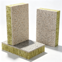 Panneau sandwich en métal gaufré, panneau d'isolation thermique, idéal pour les murs extérieurs, les villas préfabriquées et les revêtements de bâtiments