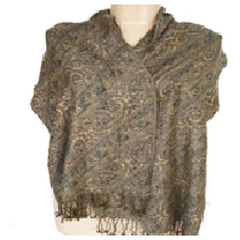 Paisley jamavar design scarf