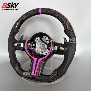 Volante de Fibra de Carbono Resistente al Desgaste, <span class=keywords><strong>Precio</strong></span> al por Mayor, Compatible con <span class=keywords><strong>BMW</strong></span> F20 F22 F30 F11 F13 F87 F80 F90 F39 F25 F15 F16 F26 - Product Image 3
