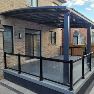 방풍 옥외 차고 헛간 금속 알루미늄 차 항구 폴리탄산염 지붕 덮개 간이 차고 일요일 그늘 - Product Image 4