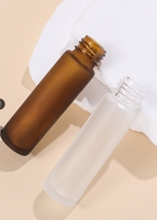 Flacon pulvérisateur à fond épais avec pompe pulvérisatrice en plastique, testeur 10 ml, petit atomiseur de parfum, flacon échantillon en verre pour sérum de soin de la peau