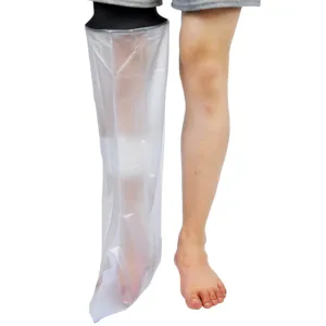 Protezione per fasciatura in fusione per gamba a tenuta stagna confortevole per gamba a tenuta stagna per mantenere la ferita per la doccia