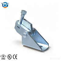 Support de fixation pivotant structurel certifié FM CE UL en acier au carbone, plaqué simple face, pivot universel rotatif