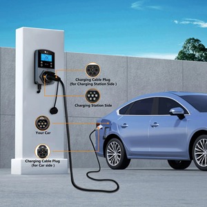 Feyree 11kW Type 2 To GBT EV <b>Charging</b> <b>Cable</b> 16A 380V Three Phase IEC 62196-2 to GB/T 20234 for Wallbox EV <b>Charging</b> Station - Product Image 6