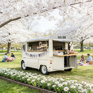 Remolque de Comida Móvil de Lujo con Diseño Interior Personalizado, Camioneta para Catering al Aire Libre - Product Image 1