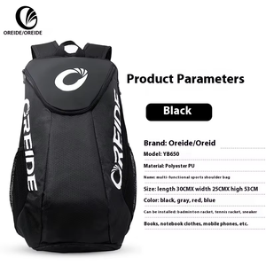 Mochila Deportiva Personalizable Durable Poliéster Nylon Fitness Viaje Escuela Hecho Fútbol Baloncesto Bádminton Tenis Raqueta Mochila Deportiva - Product Image 4