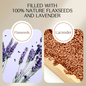 Almohada para Ojos con Peso para Yoga, Compresa Caliente para Ojos Apta para Microondas con Aroma a Lavanda para Meditación, Sueño y Yoga - Product Image 6
