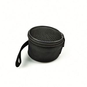 <b>Small</b> Soft Mesh EVA Audio Bag Outdoor Travel Portable Digital Audio Player Carrying Bag Audio <b>Speakers</b> Case - Product Image 2
