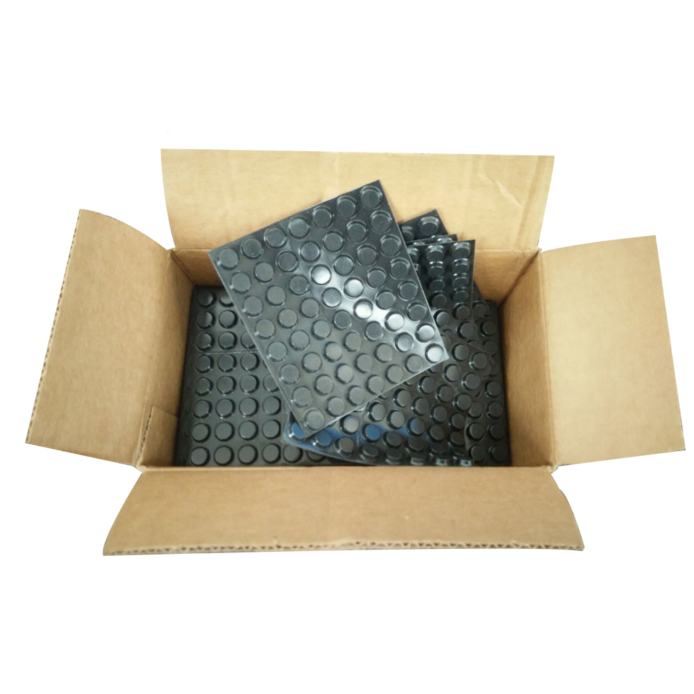 Противоскользящие черные силиконовые бамперы 3M SJ5001 с клейкой основой, резиновые накладки, прокладки для мебели