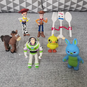 HY Vendita Calda Set di 7 Action Figure di <span class=keywords><strong>Toy</strong></span> <span class=keywords><strong>Story</strong></span> <span class=keywords><strong>4</strong></span>: Buzz Lightyear, Tracy, Woody, Alieni, Jessie, Drago, Forky - Product Image 6