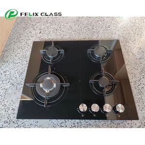 Custom Ce Certificate Heat Resistant Tempered Glass Case Tables Screen Protector Gas Stove 3 Burner Cover Tempered Glass Panel - Product Image 2