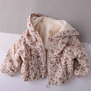 <span class=keywords><strong>Veste</strong></span> matelassée en coton mi-longue pour filles, style coréen, à capuche, épaisse, avec doublure polaire et fermeture éclair pour bébé, collection automne-hiver - Product Image 1