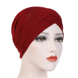 <span class=keywords><strong>Yomo</strong></span>, turbantes de algodón para mujer al por mayor con perla, último diseño, turbante Hijab, característica protectora para musulmanes - Product Image 3