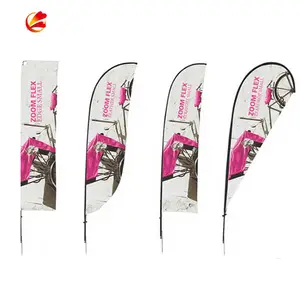 Hot sale customized design promotion feather flag flying banner