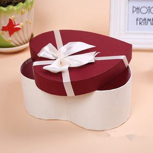 Custom Print Logo Heart Shaped Lid Base Box Rigid Cardboard Holiday Gift Valentine <strong>Chocolate</strong> Wholesale Paper <strong>Packaging</strong> Supplier - Product Image 3