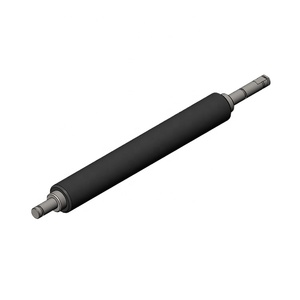 Rodillo de goma de acero de silicona de poliuretano personalizado de alta calidad máquina de etiquetado resistente a altas temperaturas moldeado - Product Image 1