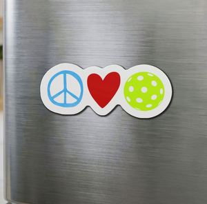 Cadeau pour joueur de pickleball, autocollant de pickleball, cadeaux de pickleball, équipe de pickleball, j'aime le pickleball, accessoires de pickleball - Product Image 1