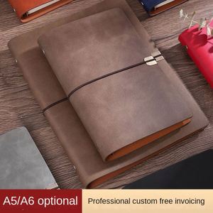 Cuaderno Retro A3 Personalizable de Alta Calidad con Hojas Sueltas, Correa y Cubierta de Cuero Impreso, Exclusivo para Gestión de Cuentas, 80 Hojas - Product Image 2