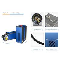 Machine de marquage laser à fibre 20W 30W 50W pour l'gravure sur métal, acier inoxydable, aluminium, cartes d'identité, pièces de monnaie et plaques signalétiques