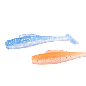Señuelo Blando de Simulación de Gusano CHEERY T Tail con Ranura para Anzuelo, Resistente a Mordeduras, 8CM, para Pesca de Pez Mandarín, Lanzamiento Largo y Pesca <span class=keywords><strong>DropShot</strong></span> - Product Image 4
