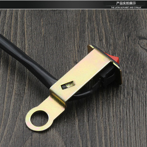 Electric Motorcycle Power <b>Switch</b> With Bracket 10 Amps <b>Push</b> <b>Button</b> Light Control For Street Off-road Dual Sport Modification - Product Image 1
