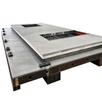 Table basculante hydraulique pour béton préfabriqué avec vibration et durcissement à la vapeur