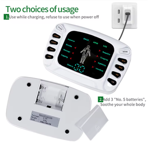 Handheld 8 Modes Digital Therapy Acupuncture <b>Massager</b> <b>Machine</b> Tens Unit for Body Pain Relief - Product Image 4