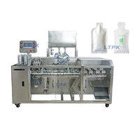 Machine de remplissage et d'emballage de sacs de sachets de jus de fruits, de gelée de jus de fruits, de sacs pré-fabriqués, automatique, à bec verseur