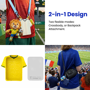 Artículos Promocionales Personalizados, Set <span class=keywords><strong>de</strong></span> Power Bank <span class=keywords><strong>de</strong></span> 5000 mAh con Diseño <span class=keywords><strong>de</strong></span> Copa <span class=keywords><strong>de</strong></span> Fútbol, Camisetas <span class=keywords><strong>de</strong></span> Fútbol Personalizadas, Regalos Promocionales con Logotipo - Product Image 2