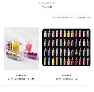 48 Colors OEM Glow-in-the-Dark Plasticine DIY <b>Slime</b> Activator Glitter Powder Toysrunner EN71 Certified - Product Image 3