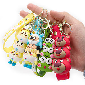 Llaveros de Goma de Silicona 3D y PVC Suave 2D al por Mayor, Llaveros de Metal con Logotipo Personalizado, Mosquetones Promocionales - Product Image 1