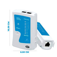 Comprobador de Cables RJ45 RJ11 RJ12 UTP, Herramienta de Prueba de Cables de Red, Conjunto Maestro-Esclavo