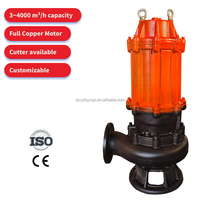 Pompe à eau usée submersible OEM en acier inoxydable de haute capacité, alimentée par moteur électrique AC de 1 à 8 CV, à prix compétitifs