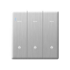 ब्रश ग्रे आधुनिक सार्वभौमिक स्विच और सॉकेट, पीसी यूके 13a दीवार लाइट स्विच, विद्युत रसोई नेट टीवी वॉल सॉकेट - Product Image 4