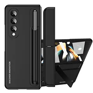 Manufacture 2in1 Folding Protective Shell With Pen Slot Module Design Mobile Phone Back Cover Case For Samsung Galaxy Z Fold4