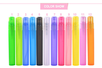 Huile de parfum parfumée Mini Portable 5ml 10ml 15ml bouteille en plastique rechargeable sans fuite voyage Pack parfum pompe vaporisateur