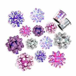 Competitive Price Wholesale Customized Plastic Fashion <b>Ribbon</b> Star Bow Valentine's Day Christmas <b>Wedding</b> Birthday Gift Packing - Product Image 1