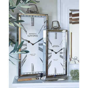 Modern Stainless Steel Desktop <b>Clock</b> - Product Image 5