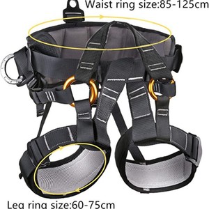 Arnés de Seguridad para Escalada de Cuerpo Completo con Anillo Metálico para Escalada en Roca y Montañismo - Product Image 2