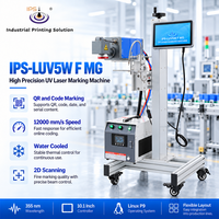 Imprimante à jet d'encre IPS-LUV5W F MG, machine de marquage laser de codes QR, machine de marquage de bouteilles, imprimante laser UV 5W 355nm