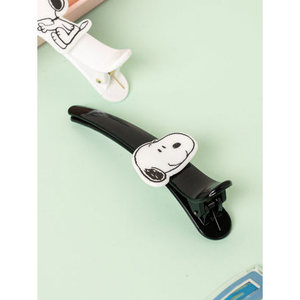 Horquillas para el cabello de plástico y tela de estilo europeo dulce, pinzas para el cabello de cacahuete largo para decoración del cabello para fiestas - Product Image 1