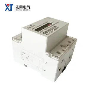 XTM75S-1 Single Phase 4P 2 Wire White Panel Energy Meter Analog KWH Meter Pulse Port Manufacturer OEM ODM DIN-Rail Mounting