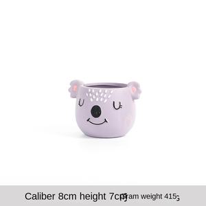 Maceta de cerámica con forma de animal personalizada, planta de <span class=keywords><strong>Koala</strong></span> australiana, flor artificial, macetas suculentas para plantas - Product Image 2