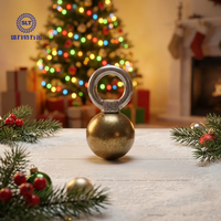 Lead Free Solid Brass Ball Ceiling Hanging Decorative Sphere Copper Bell Brass Bell Accessories Bearing Ball Free Sample
