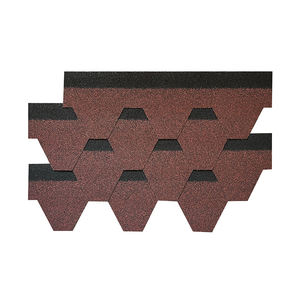 Langlebige Glasfaser-Asphaltziegel Dachmaterial 1 Meter Länge Individuelle Farben - Product Image 4