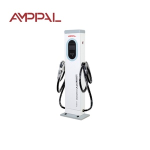 <span class=keywords><strong>Chargeur</strong></span> rapide pour véhicules électriques AMPPAL personnalisé OCPp AC <span class=keywords><strong>22KW</strong></span> à double pistolet, type 2, double borne, station de recharge pour voitures électriques, montage au sol, IP54, 4,3 pouces - Product Image 4