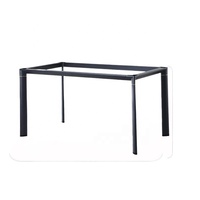 Supports de table rectangulaires en fer forgé pour pieds de table, bases de table pour tables à manger