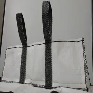 Customized <b>1</b> <b>Ton</b> <b>Jumbo</b> Big <b>Bag</b> PP Material with Antistatic Feature for Sand <b>Cement</b> Circular Construction Logo Included - Product Image 1